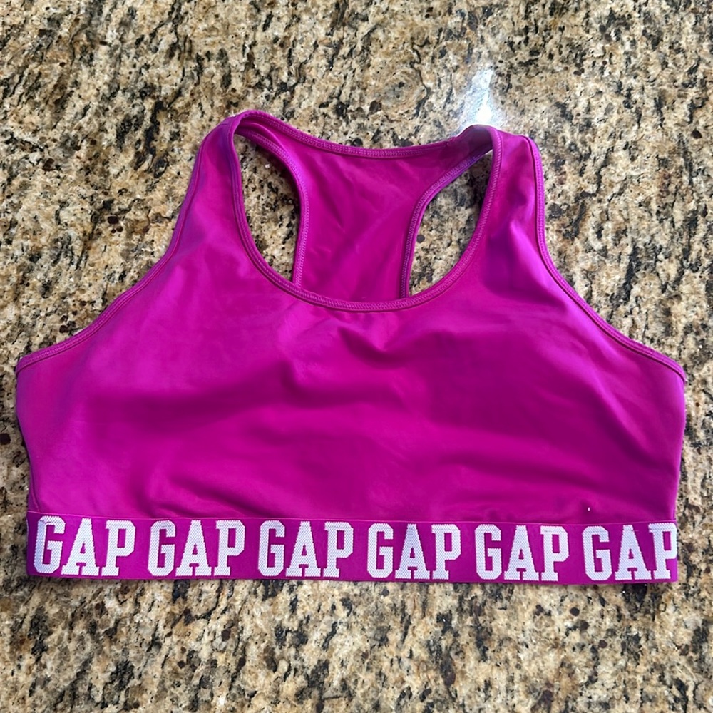 Gap hot pink, T-back sports bra, XL, like new | offer in description